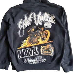 Ecko Unltd. × Marvel Ghost Rider Hoodie - Size S